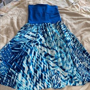 Blue dress